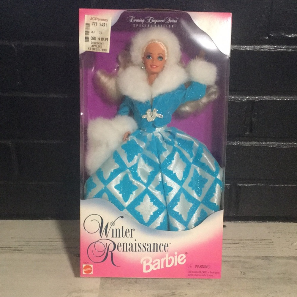 Winter Renaissance Evening Elegance Special Edition Barbie vintage 1996 NOS